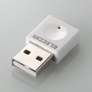 ELECOM 無線LAN子機 11n/g/b 300Mbps USB2.0用 ホワイト WDC-300SU2SWH