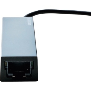 ELECOM 有線LANアダプター USB2.0 Type-A ケーブル長9cm ブラック 有線LANアダプター USB2.0 Type-A ケーブル長9cm ブラック EDC-FUA2-B 画像2