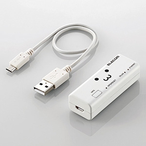 ELECOM 【生産完了品】無線ポータブルルーター親機 300Mbps USBケーブル付 ホワイト 無線ポータブルルーター親機 300Mbps USBケーブル付 ホワイト WRH-300WH3-S