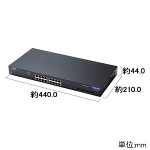 ELECOM 【生産完了品】ギガビットスイッチングハブ 1000BASE-T対応 法人向け WEBスマート・POE+対応 メタル筐体 POE対応16ポート+SFPスロット4ポート ループ防止機能搭載 ギガビットスイッチングハブ 1000BASE-T対応 法人向け WEBスマート・POE+対応 メタル筐体 POE対応16ポート+SFPスロット4ポート ループ防止機能搭載 EHB-SG2B16F-PL 画像3