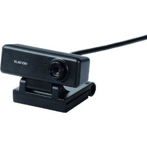 ELECOM Webカメラ 100万画素 ワイド画面HD対応 一発接続タイプ 内蔵マイク搭載 Webカメラ 100万画素 ワイド画面HD対応 一発接続タイプ 内蔵マイク搭載 UCAM-C310FBBK