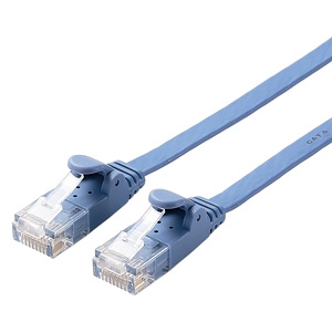 ELECOM LANケーブル フラットタイプ CAT6準拠 ヨリ線 長さ10m ブルー LANケーブル フラットタイプ CAT6準拠 ヨリ線 長さ10m ブルー LD-GF2/BU10
