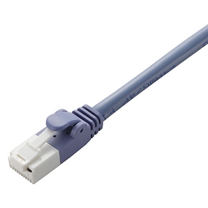 ELECOM LANケーブル スタンダードタイプ CAT5E対応 ヨリ線 ツメ折れ防止タイプ 長さ1m ブルー LD-CTT/BU10