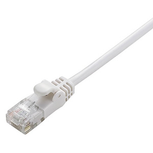 ELECOM LANケーブル ソフトタイプ CAT6準拠 ヨリ線 長さ2m ホワイト LANケーブル ソフトタイプ CAT6準拠 ヨリ線 長さ2m ホワイト LD-GPY/WH2