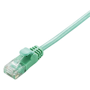ELECOM LANケーブル ソフトタイプ CAT6準拠 ヨリ線 長さ5m グリーン LANケーブル ソフトタイプ CAT6準拠 ヨリ線 長さ5m グリーン LD-GPY/G5
