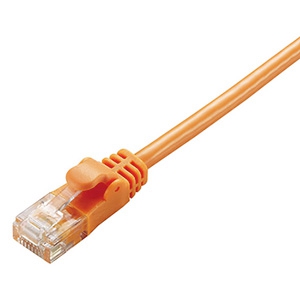 ELECOM LANケーブル ソフトタイプ CAT6準拠 ヨリ線 長さ5m オレンジ LANケーブル ソフトタイプ CAT6準拠 ヨリ線 長さ5m オレンジ LD-GPY/DR5