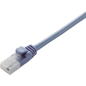 ELECOM LANケーブル スタンダードタイプ CAT5E対応 ヨリ線 ツメ折れ防止タイプ 環境配慮パッケージ 長さ2m ブルー LD-CTT/BU2/RS