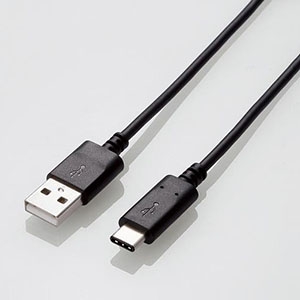 ELECOM USB2.0ケーブル 温度検知機能付 Standard-A/Type-C 2重シールドタイプ 長さ0.5m ブラック USB2.0ケーブル 温度検知機能付 Standard-A/Type-C 2重シールドタイプ 長さ0.5m ブラック MPA-AC05NBK