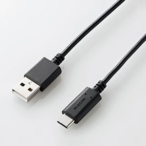 ELECOM USB2.0ケーブル Standard-A/Type-C 2重シールドタイプ 長さ0.1m USB2.0ケーブル Standard-A/Type-C 2重シールドタイプ 長さ0.1m MPA-AC01BK