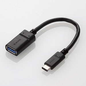ELECOM USB3.1ケーブル Type-C/Standard-A 5Gbps対応 3重シールドタイプ 長さ0.15m USB3.1ケーブル Type-C/Standard-A 5Gbps対応 3重シールドタイプ 長さ0.15m MPA-AFCM01NBK