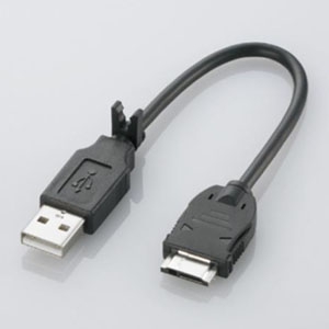 ELECOM 【生産完了品】充電専用USBケーブル 携帯電話用 Type-A 長さ0.2m MPA-BCFUSB/BK