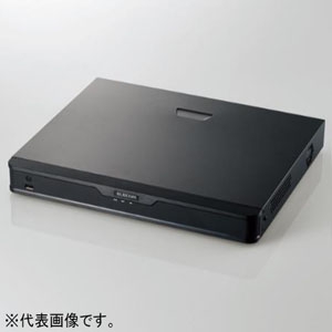 ELECOM 【生産完了品】ネットワークカメラ専用レコーダー 8TB(4TB×2)/8ch対応 PoE給電機能搭載 ネットワークカメラ専用レコーダー 8TB(4TB×2)/8ch対応 PoE給電機能搭載 SRB-E08D08T201