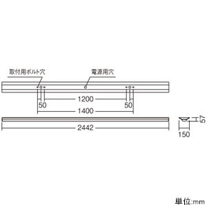 遠藤照明 【生産完了品】LEDベースライト 《LEDZ SDシリーズ》 110Wタイプ 直付タイプ 逆富士形 W150 高効率省エネタイプ 13500lmタイプ 無線調光タイプ Hf86W×2灯高出力型器具相当 昼光色 LEDベースライト 《LEDZ SDシリーズ》 110Wタイプ 直付タイプ 逆富士形 W150 高効率省エネタイプ 13500lmタイプ 無線調光タイプ Hf86W×2灯高出力型器具相当 昼光色 ERK9640W+FAD-755D 画像2