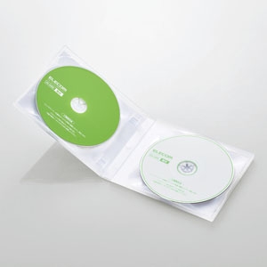 ELECOM レンズクリーナー Blu-ray+DVD/CD用 乾式タイプ 2枚組 AVD-CKBRDC