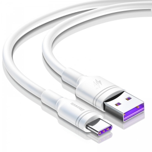 電材堂 【販売終了】USBケーブル USB-Type-C 急速充電対応 長さ0.5m ホワイト USBケーブル USB-Type-C 急速充電対応 長さ0.5m ホワイト DCATSH-A02 画像3