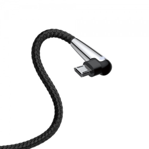 電材堂 【販売終了】USBケーブル USB-Micro L形 長さ1m ブラック USBケーブル USB-Micro L形 長さ1m ブラック DCAMMVP-E01 画像4