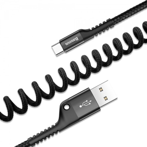 電材堂 【販売終了】USBケーブル USB-Lightning 伸縮タイプ長さ1m ブラック USBケーブル USB-Lightning 伸縮タイプ長さ1m ブラック DCALSR-01 画像5