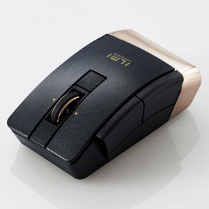 ELECOM ワイヤレスマウス Bluetooth&reg;4.0方式 UltimateBlueセンサー方式 Sサイズ 6ボタン ブラック M-BT21BBBK
