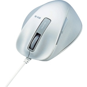 ELECOM 【生産完了品】有線マウス 《EX-Gシリーズ》 BlueLED方式 Sサイズ 5ボタン ホワイト M-XGS10UBWH