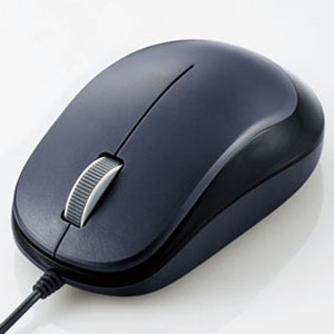 ELECOM 有線マウス BlueLED方式 Mサイズ 3ボタン ブラック 有線マウス BlueLED方式 Mサイズ 3ボタン ブラック M-Y8UBBK