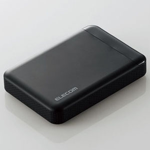 ELECOM 【生産完了品】ポータブルハードディスク USB3.1Gen1対応 ビデオカメラ用 2TB ELP-EDV020UBK