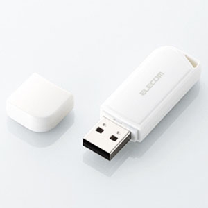 ELECOM 【生産完了品】USBメモリ USB2.0対応 16GB ホワイト MF-HMU216GWH