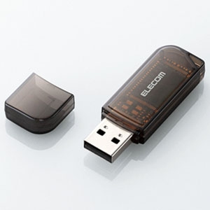 ELECOM USBメモリ USB2.0対応 8GB ブラック MF-HMU208GBK