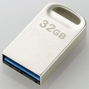 ELECOM 【生産完了品】超小型USBメモリ USB3.0対応 32GB MF-SU332GSV