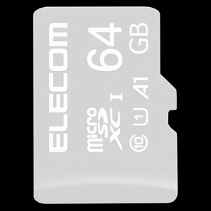 ELECOM 【生産完了品】タブレット向けmicroSDXCメモリカード 防水仕様型 64GB タブレット向けmicroSDXCメモリカード 防水仕様型 64GB MF-TM064GU11IKA