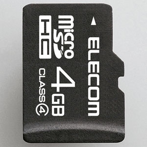 ELECOM SDHCメモリカード 防水仕様型 4GB SDHCメモリカード 防水仕様型 4GB MF-MSD004GC4H
