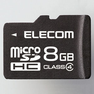ELECOM SDHCメモリカード 防水仕様型 8GB MF-MSD008GC4H
