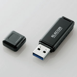 ELECOM 【生産完了品】USBメモリ USB3.0対応 16GB ブラック USBメモリ USB3.0対応 16GB ブラック MF-HSU3A16GBK