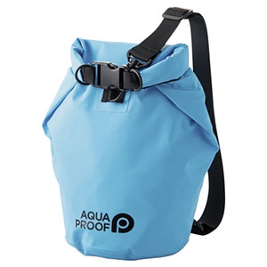 ELECOM 【生産完了品】防水・防塵バッグ 《AQUA PROOF》 Sサイズ・5L ブルー 防水・防塵バッグ 《AQUA PROOF》 Sサイズ・5L ブルー P-WPBD05BU