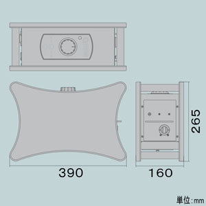 オーニット ポータブルオゾン脱臭機 《剛腕1400》 ホテル専用 70W 350〜1400mg/h 4段階切替 コード長2m ポータブルオゾン脱臭機 《剛腕1400》 ホテル専用 70W 350〜1400mg/h 4段階切替 コード長2m GWN-1400FR 画像2