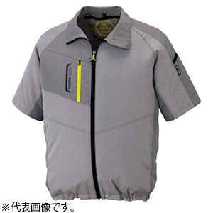アイトス 空調服&trade; 《TULTEX&reg;モデル》 半袖ジャケットタイプ SSサイズ モクグレー AZ_50198_104_SS