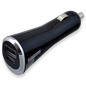 多摩電子工業 【生産完了品】カーチャージャー USB1+Type-C1ポート 最適充電機能搭載 最大合計4.8A TK47CUK