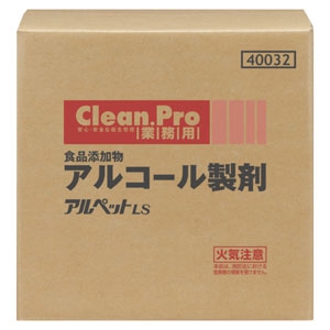 サラヤ アルコール製剤 《Clean.Pro アルペットLS》 業務用 原液タイプ 内容量20L アルコール製剤 《Clean.Pro アルペットLS》 業務用 原液タイプ 内容量20L 40032