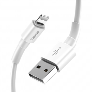 電材堂 【販売終了】USBケーブル ミニホワイトケーブルUSB for iP 1m ホワイト USBケーブル ミニホワイトケーブルUSB for iP 1m ホワイト DCALSW02 画像3