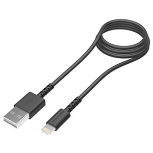 多摩電子工業 【生産完了品】USBケーブル USB⇔Lightning 1.0m ブラック TH111L10K