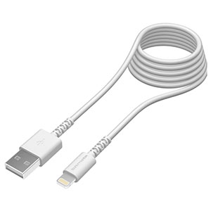 多摩電子工業 【生産完了品】USBケーブル USB⇔Lightning 2.0m ホワイト TH111L20W