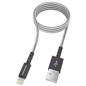 多摩電子工業 【生産完了品】USBケーブル USB⇔Lightning 1.0m ブラック USBケーブル USB⇔Lightning 1.0m ブラック TH112L10K
