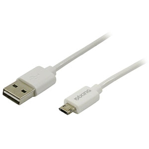 多摩電子工業 USBケーブル USB⇔microUSB リバーシブル端子タイプ 1.2m ホワイト USBケーブル USB⇔microUSB リバーシブル端子タイプ 1.2m ホワイト TH72SR12W