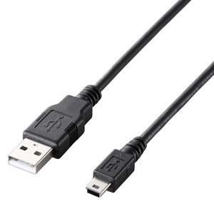 ELECOM USB2.0ケーブル A-miniBタイプ 3m U2C-GMM30BK