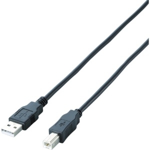 ELECOM USB2.0ケーブル A-Bタイプ 簡易パッケージ 0.5m USB2.0ケーブル A-Bタイプ 簡易パッケージ 0.5m U2C-JB05BK