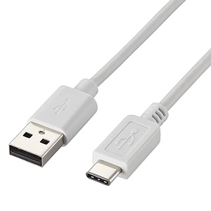 ELECOM USB2.0ケーブル A-TypeCタイプ 1m ホワイト U2C-APAC10WH