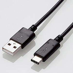 ELECOM USB3.1ケーブル A-TypeCタイプ 0.5m USB3-AC05NBK