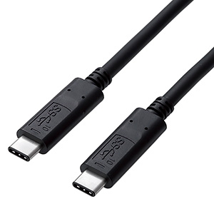 ELECOM USB3.1ケーブル TypeC-TypeCタイプ 0.5m USB3-CCP05NBK