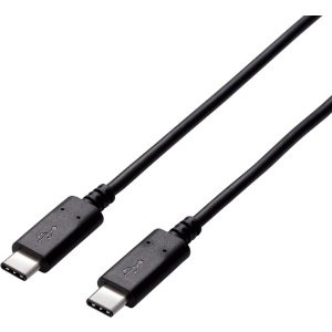 ELECOM USB2.0ケーブル TypeC-TypeCタイプ PowerDelivery対応 2m USB2.0ケーブル TypeC-TypeCタイプ PowerDelivery対応 2m U2C-CC5P20NBK