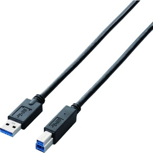 ELECOM USB3.0ケーブル A-Bタイプ 2m USB3.0ケーブル A-Bタイプ 2m USB3-AB20BK/RS
