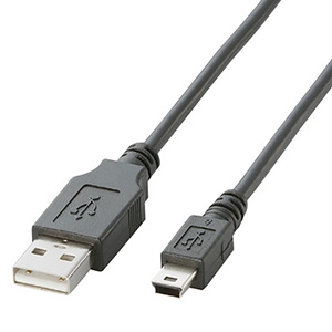ELECOM USB2.0ケーブル A-miniBタイプ 1.5m USB2.0ケーブル A-miniBタイプ 1.5m U2C-M15BK